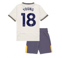 Everton Ashley Young #18 Koszulka Trzecia dzieci 2024-25 Krótki Rękaw (+ krótkie spodenki)